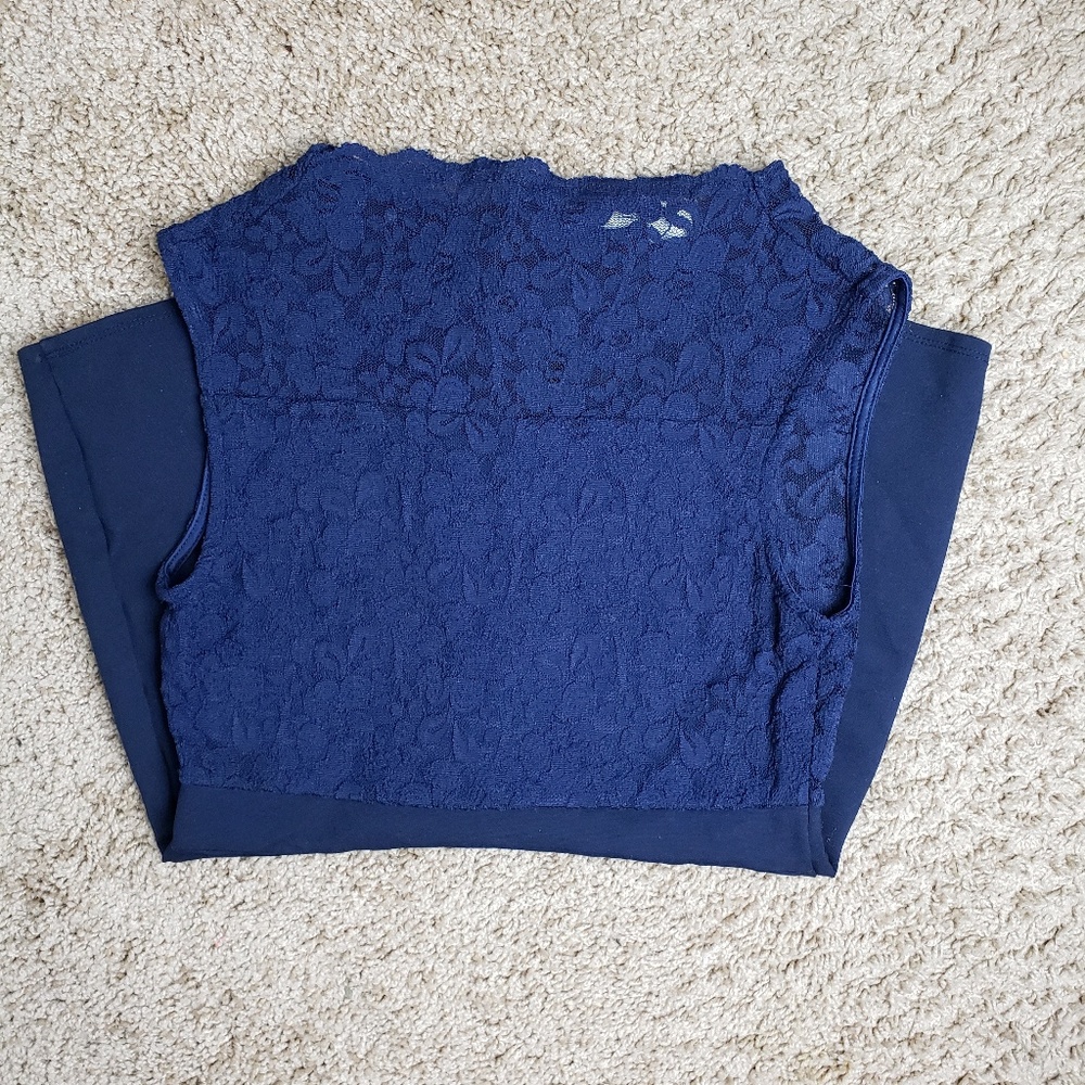 Dark Blue Romper - Picture 3 of 5
